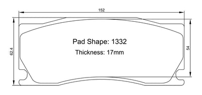 Paragon PBP1332 Brake Pads