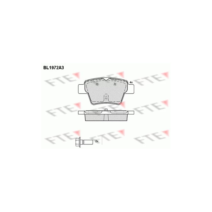 Fte BL1972A3 Brake Pad Set | ML Performance UK Car Parts