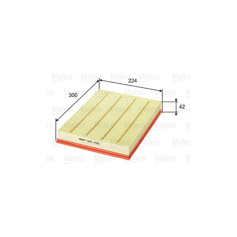 VALEO 585290 Air Filter | ML Performance UK Car Parts