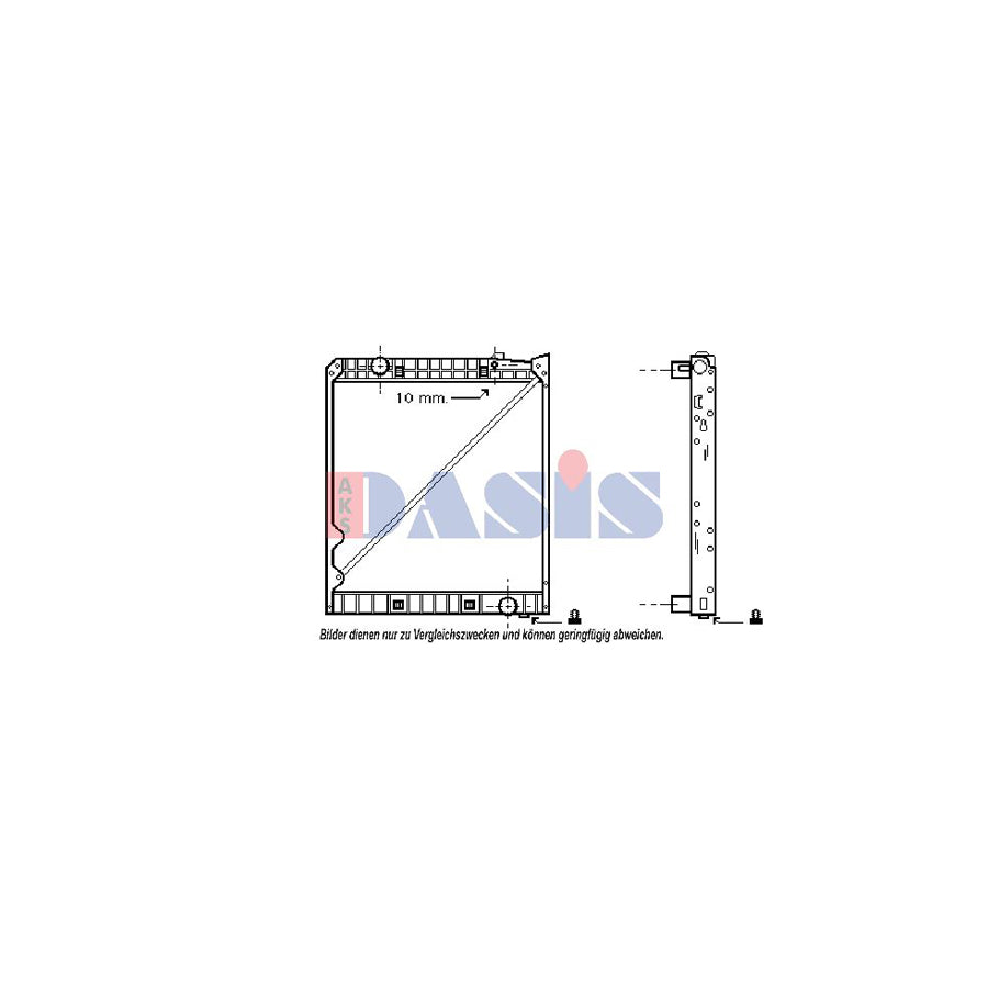 AKS Dasis 134970T Engine Radiator | ML Performance UK