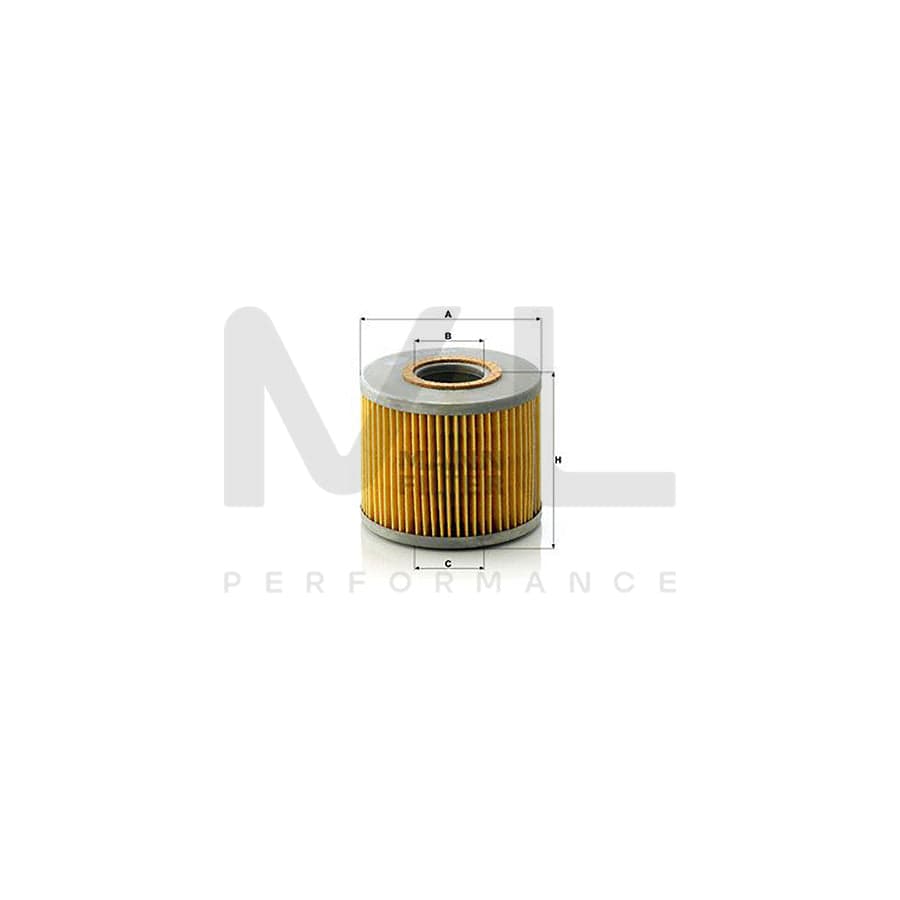 MANN-FILTER H 1018/2 n Oil Filter with seal, Filter Insert | ML Performance Car Parts