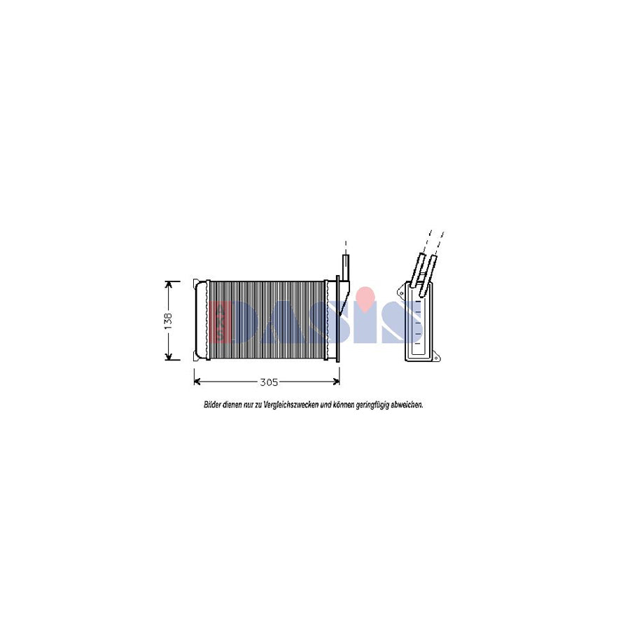 AKS Dasis 099080N Heater Matrix | ML Performance UK