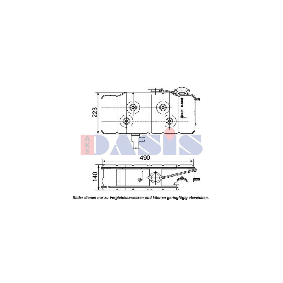 AKS Dasis 401020N Coolant Expansion Tank | ML Performance UK