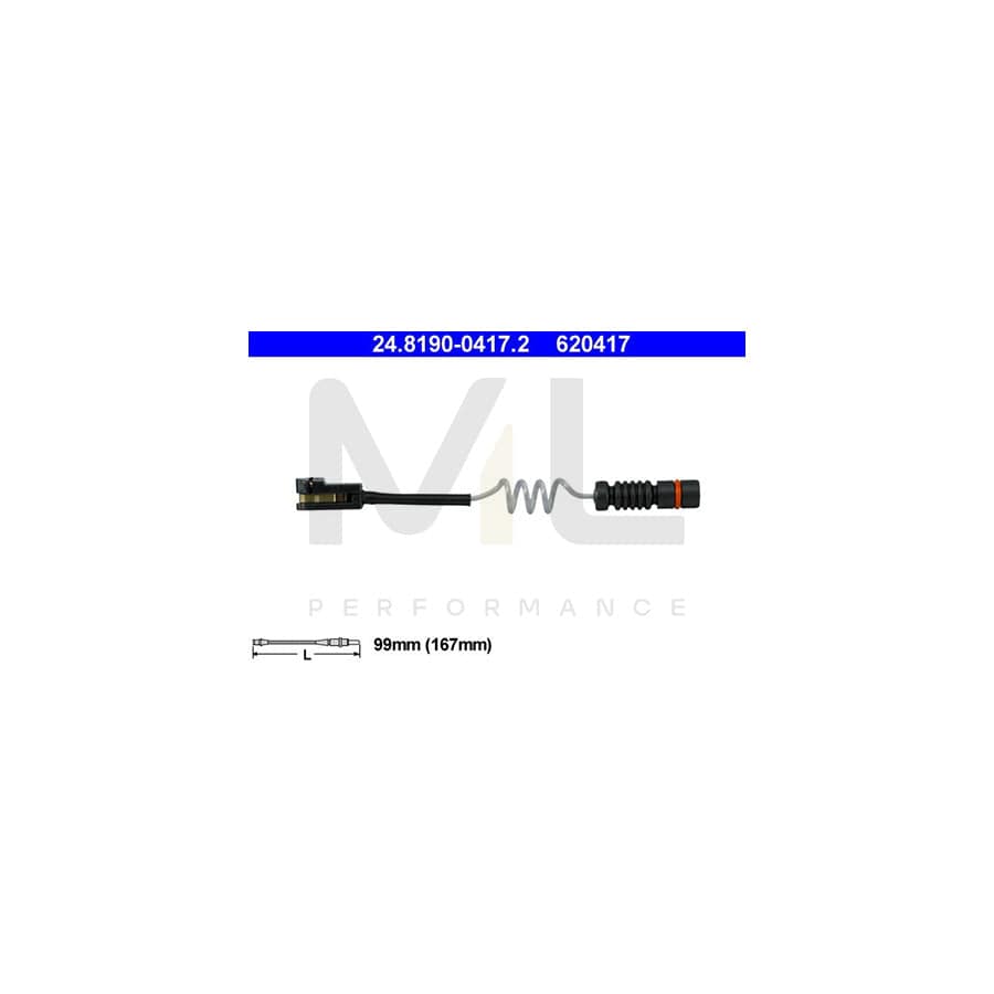 ATE 24.8190-0417.2 Brake pad wear sensor | ML Performance Car Parts