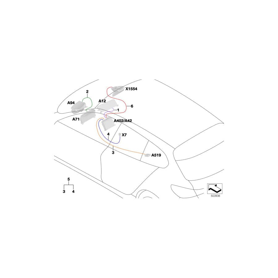 Genuine BMW 61119432820 F40 F44 Hsd Line Hu - Usb/Aux (Inc. 116d, M135iX & 220d) | ML Performance UK Car Parts