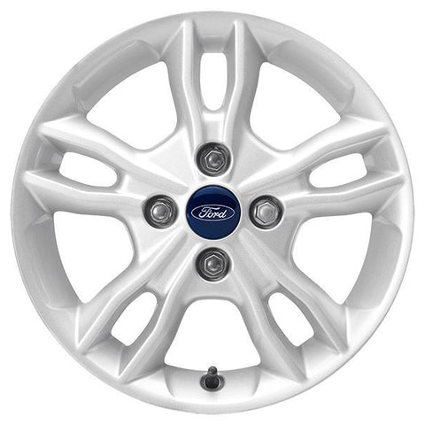 GENUINE FORD 2260969 x4 SET OF 4 FIESTA ALLOY WHEEL 15" 5 X 2-SPOKE DESIGN, FROZEN WHITE 11/2012 - 06/2017 | ML Performance UK