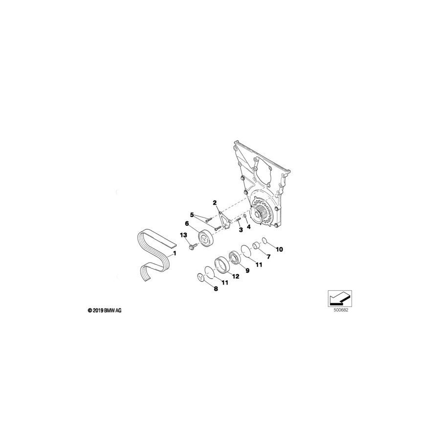 Genuine BMW 11281416278 Supporting Plate S42 1995 (Inc. E36 320i) | ML Performance UK Car Parts