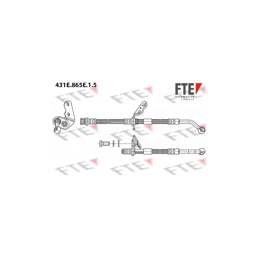 Fte 431E.865E.1.5 Brake Hose For Honda Civic | ML Performance UK Car Parts