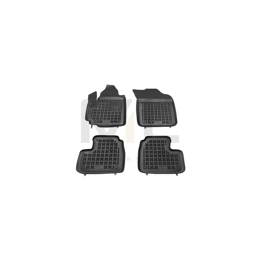 REZAW PLAST Tailored 202205 Floor mat set for SUZUKI Swift III Hatchback (MZ, EZ) Elastomer, Front and Rear, Quantity: 4, Black | ML Performance Car Parts