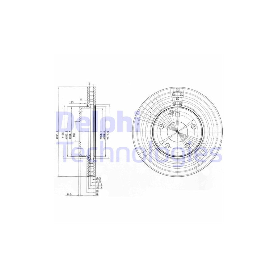 Delphi Bg3755C Brake Disc