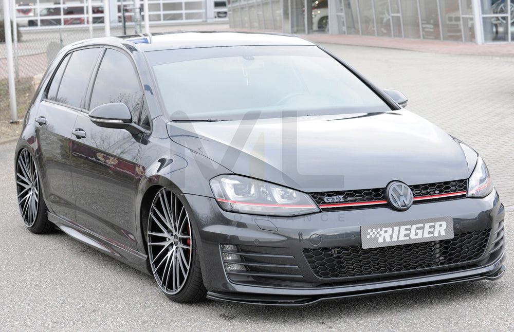 Rieger 00088099 VW Mk7 Golf Front Splitter (GTI & GTD) 3 | ML Performance UK Car Parts