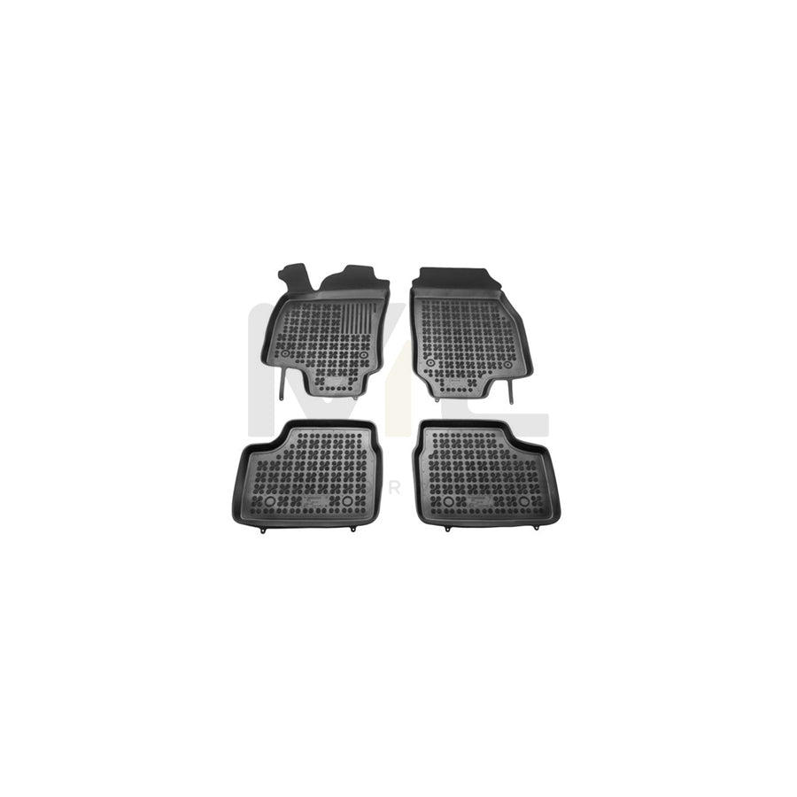 REZAW PLAST Tailored 200505 Floor mat set for OPEL ASTRA Elastomer, Front and Rear, Quantity: 4, Black | ML Performance Car Parts