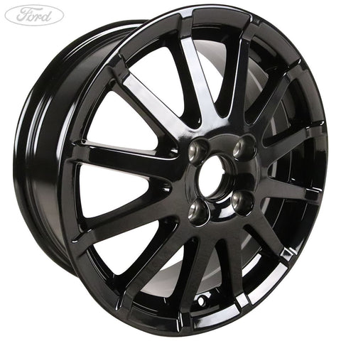 GENUINE FORD 1505627 FUSION FIESTA MK6 16" ALLOY WHEEL 12 SPOKE BLACK 2002-2008 | ML Performance UK