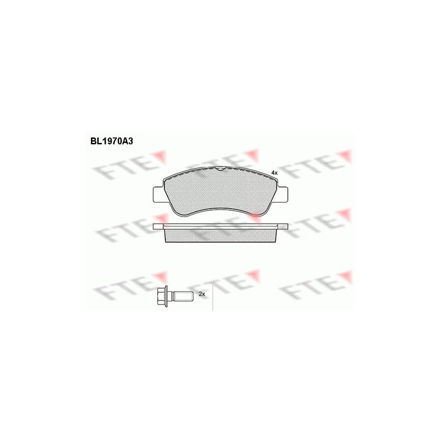 Fte BL1970A3 Brake Pad Set | ML Performance UK Car Parts