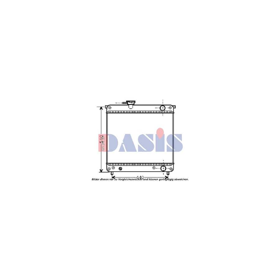 AKS Dasis 320340N Engine Radiator For Suzuki Vitara | ML Performance UK