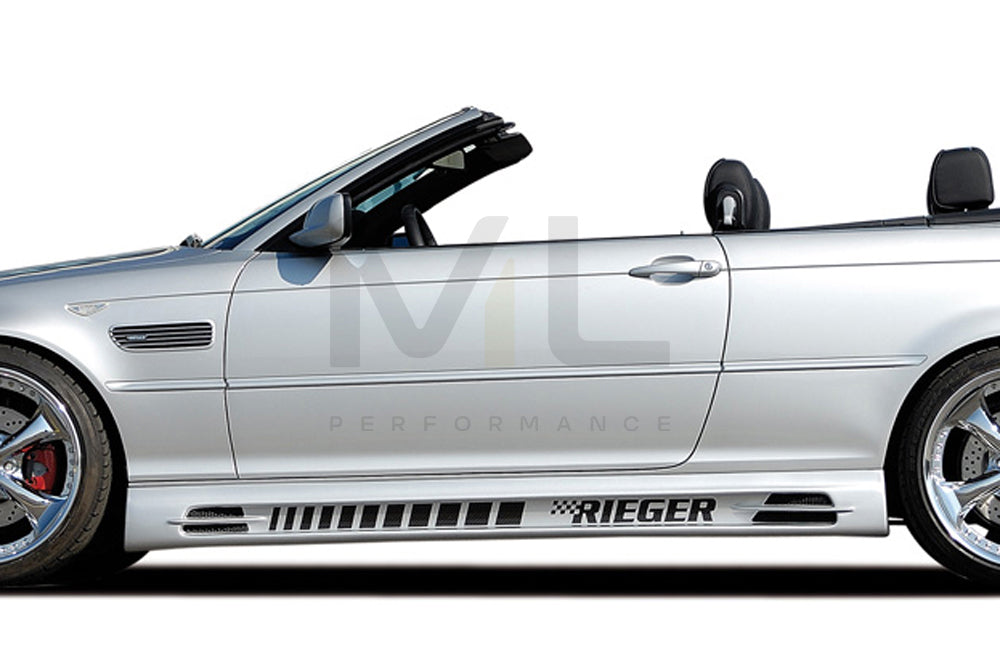 Rieger 00050227 BMW 3 Series E46 Side Skirt (Inc. M3) 1 | ML Performance UK Car Parts