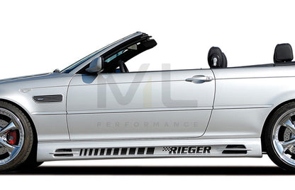 Rieger 00050227 BMW 3 Series E46 Side Skirt (Inc. M3) 1 | ML Performance UK Car Parts