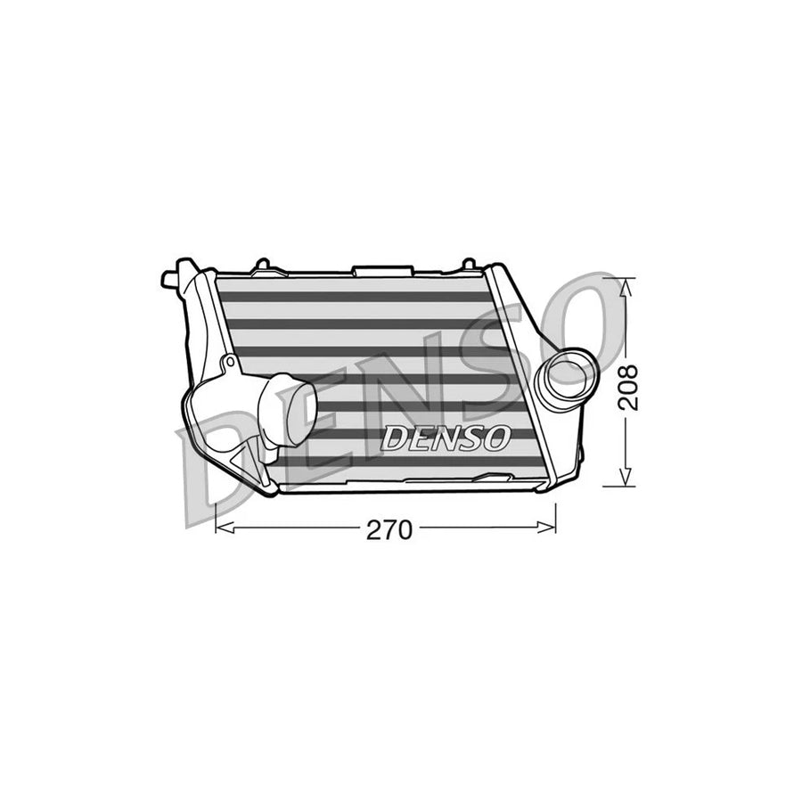 Denso DIT02013 Dit02013 Intercooler For Audi A8 D3 (4E2, 4E8) | ML Performance UK