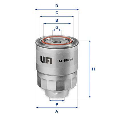 UFI 24.328.00 Fuel Filter