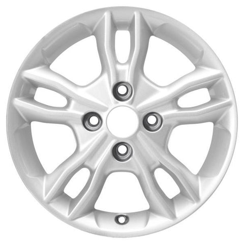 GENUINE FORD 2260969 x4 SET OF 4 FIESTA ALLOY WHEEL 15" 5 X 2-SPOKE DESIGN, FROZEN WHITE 11/2012 - 06/2017 | ML Performance UK