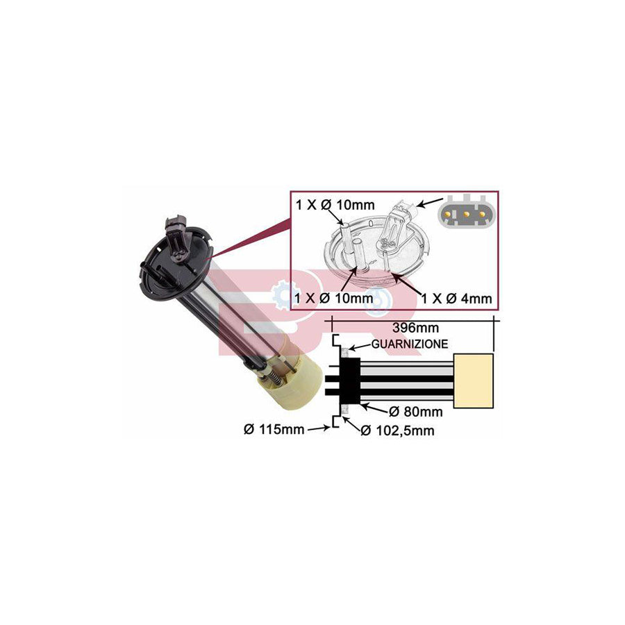 Botto Ricambi BRM5433 Fuel Level Sensor