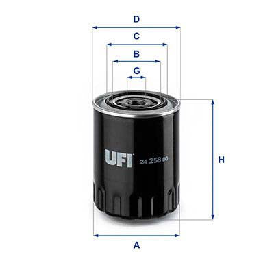 UFI 24.258.00 Fuel Filter