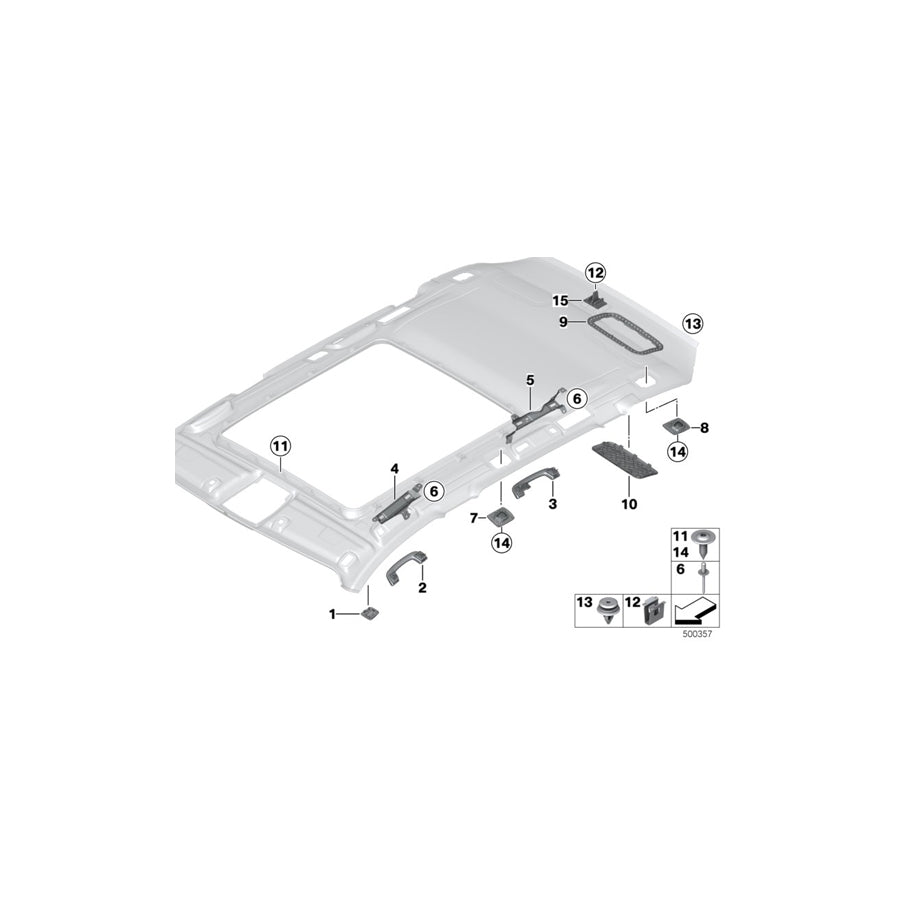 Genuine BMW 51447846659 Cover F Left Loudspeaker SCHWARZ (Inc. 320i, 335dX & 340i) | ML Performance UK