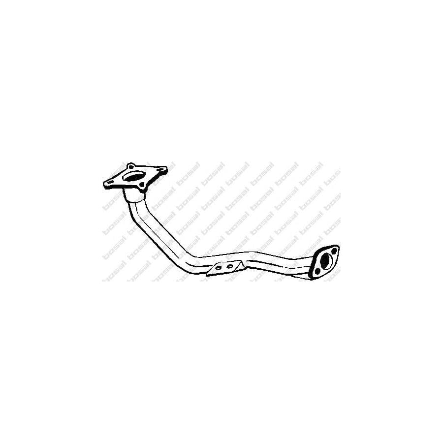 Bosal 733-215 Exhaust Pipe For Honda Civic Iii Hatchback (Al, Aj, Ag, Ah)