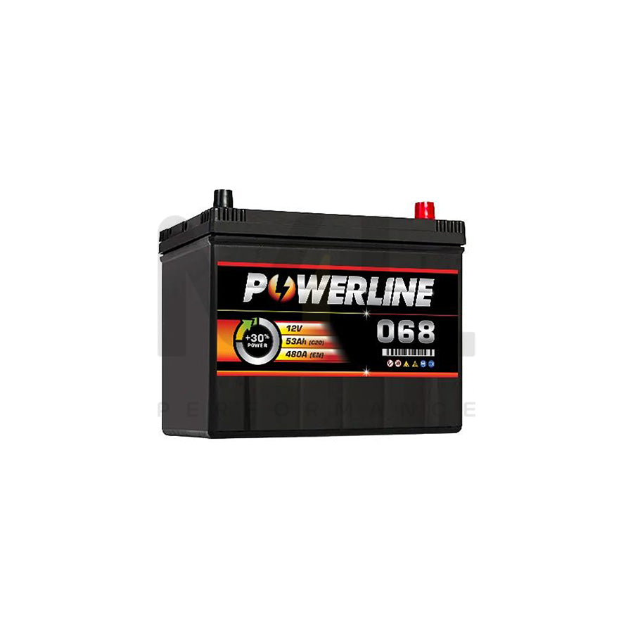 068 Powerline Car Battery 12V | Car Batteries UK | ML Performance Car Parts