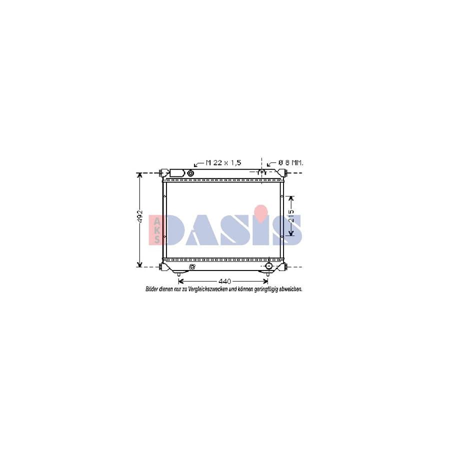 AKS Dasis 320370N Engine Radiator For Suzuki Vitara | ML Performance UK