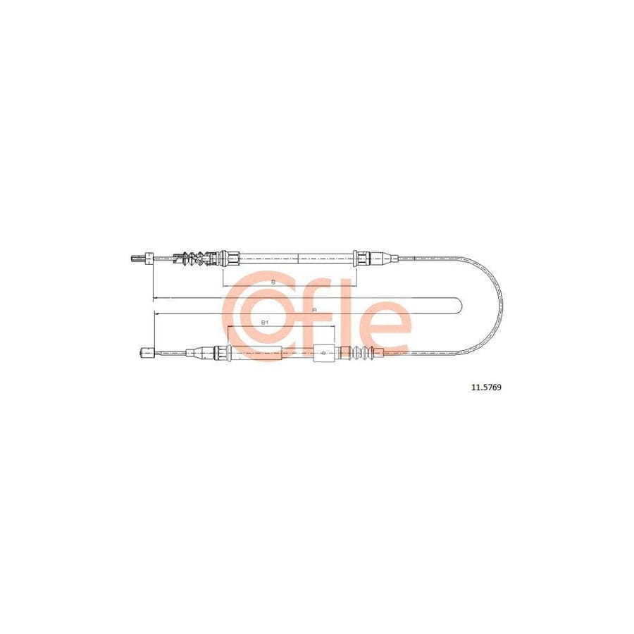 Cofle 92.11.5769 Hand Brake Cable