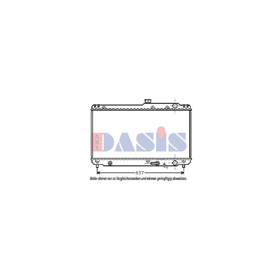 AKS Dasis 211630N Engine Radiator For Toyota Camry | ML Performance UK