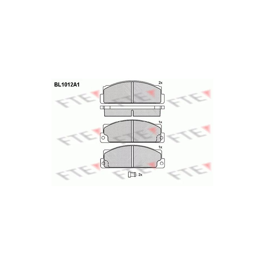 Fte BL1012A1 Brake Pad Set | ML Performance UK Car Parts