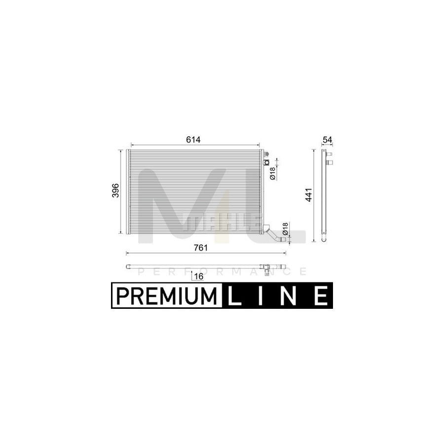 MAHLE ORIGINAL CR 2445 000P Engine radiator | ML Performance Car Parts