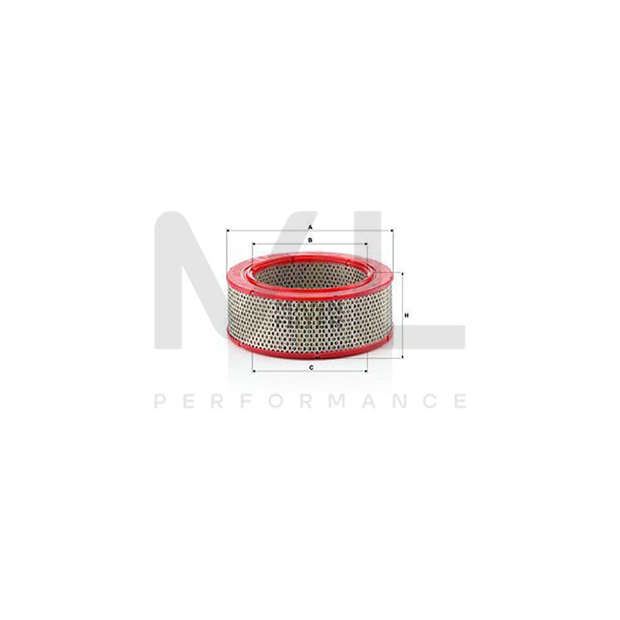 MANN-FILTER C 2263 Air Filter Filter Insert | ML Performance Car Parts