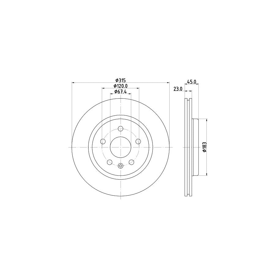 Hella 8FH 351 315-221 Heater Matrix