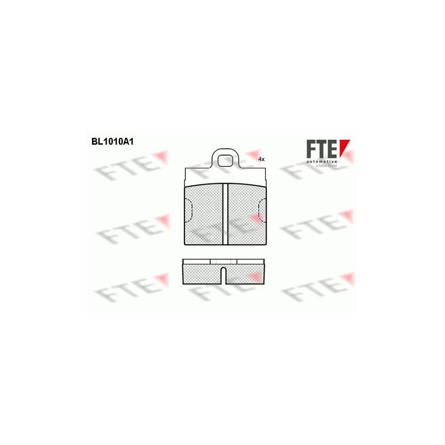 Fte BL1010A1 Brake Pad Set For Vw Kaefer | ML Performance UK Car Parts