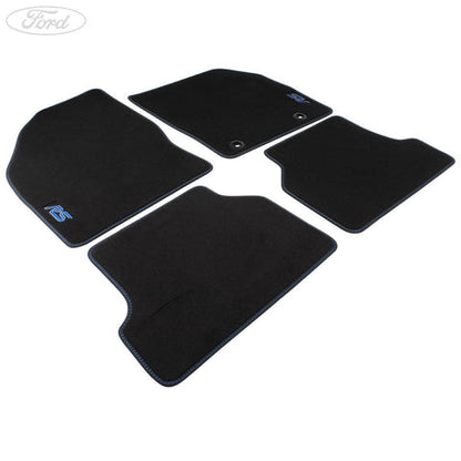 GENUINE FORD 1549989 FOCUS RS FRONT & REAR FLOOR MATS KIT VELOUR 2010-2011 | ML Performance UK