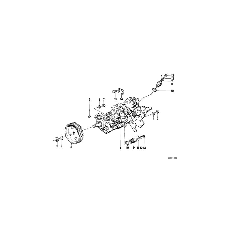 Genuine BMW 13512243295 E36 E34 E30 Solenoid Switch ELAB (Inc. 325tds, 324d & 524td) | ML Performance UK Car Parts