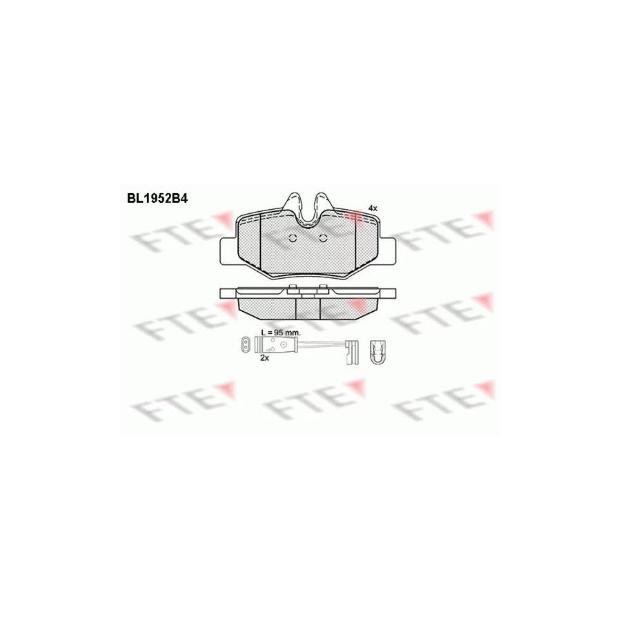 Fte 9010539 Brake Pad Set | ML Performance UK Car Parts