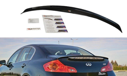 Maxton Design IN-G37-S-CAP1T Spoiler Cap Infiniti G37 Sedan | ML Performance UK Car Parts