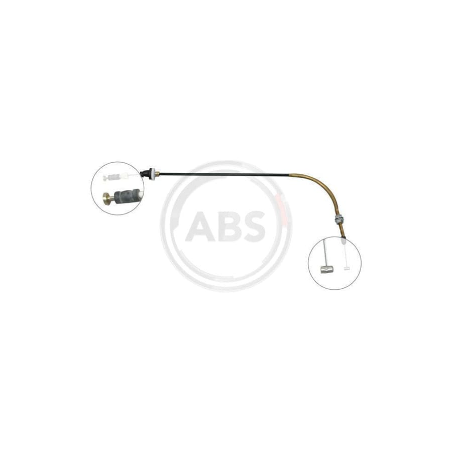 A.B.S. K36890 Throttle Cable for FIAT Seicento / 600 Hatchback (187) | ML Performance UK Car Parts