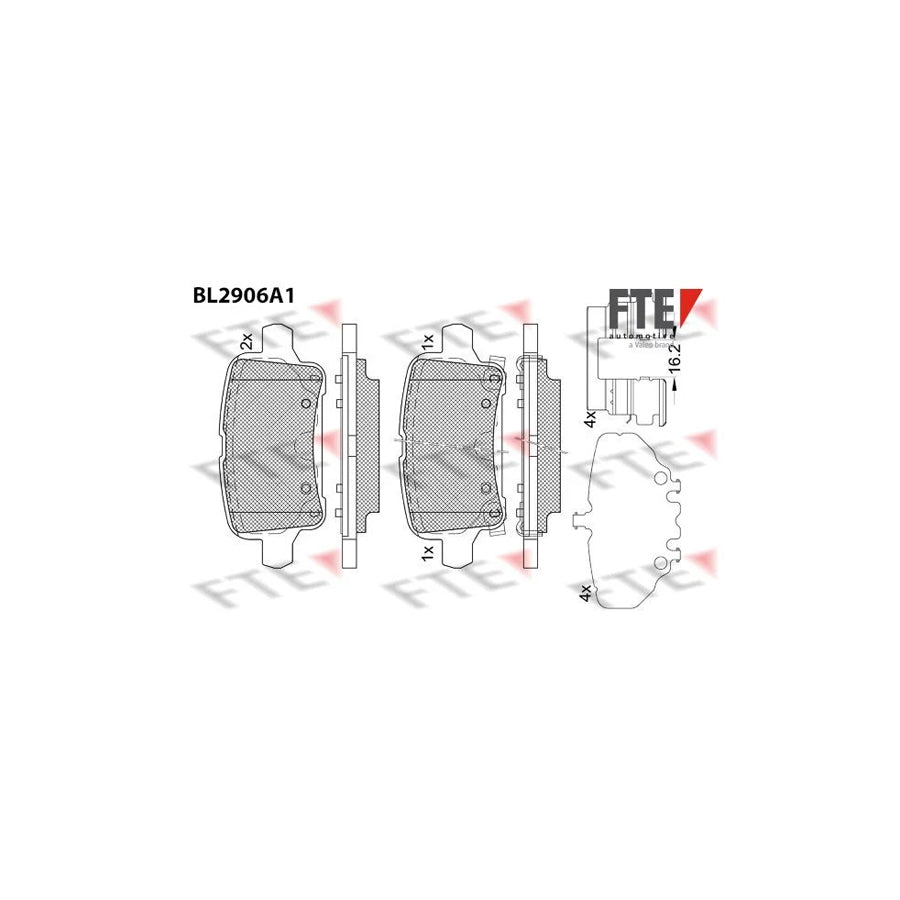 Fte BL2906A1 Brake Pad Set | ML Performance UK Car Parts