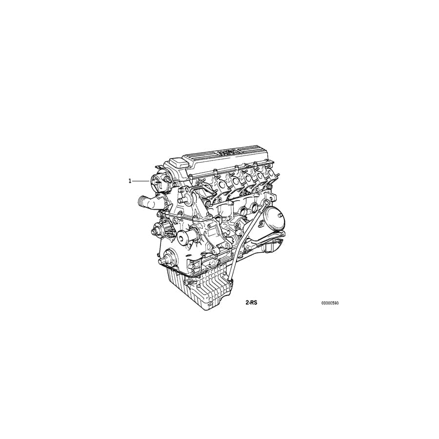 Genuine BMW 11002246420 E38 Exch. Short Engine 256T1 (Inc. 725tds) | ML Performance UK Car Parts