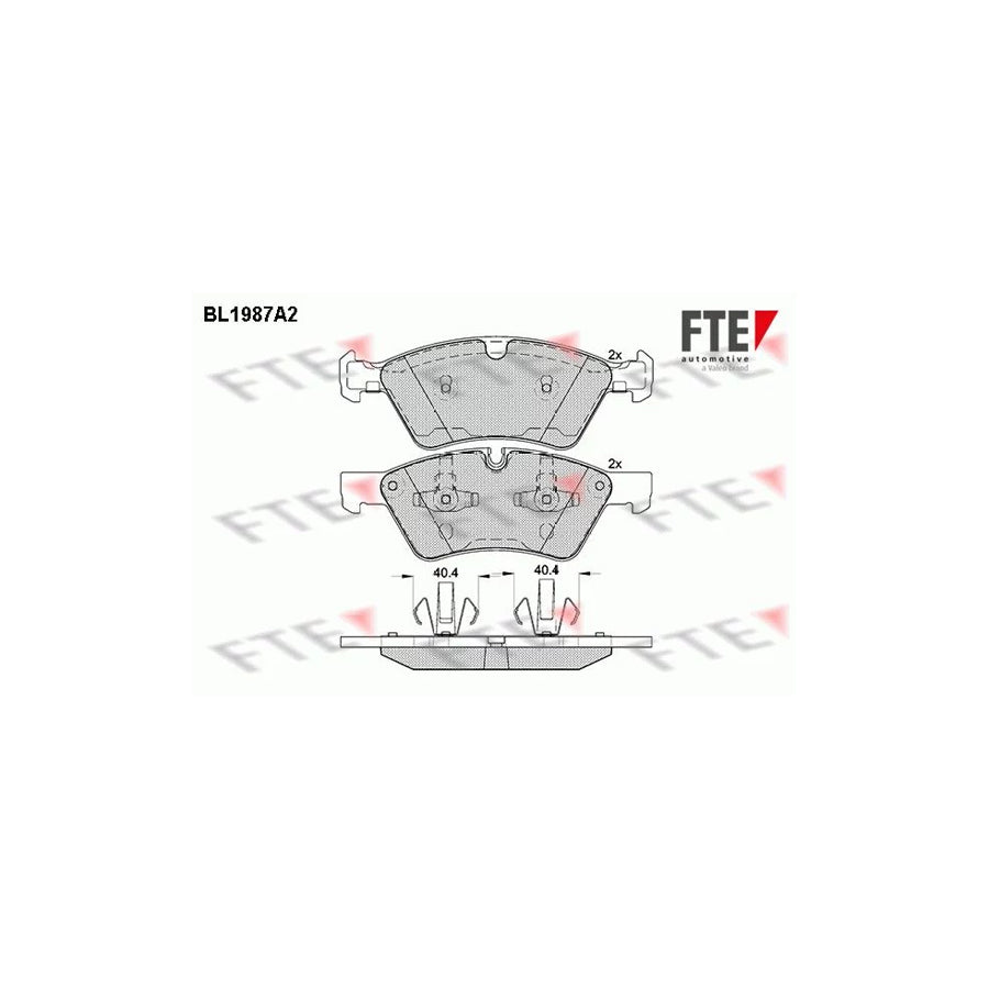 Fte BL1987A2 Brake Pad Set | ML Performance UK Car Parts