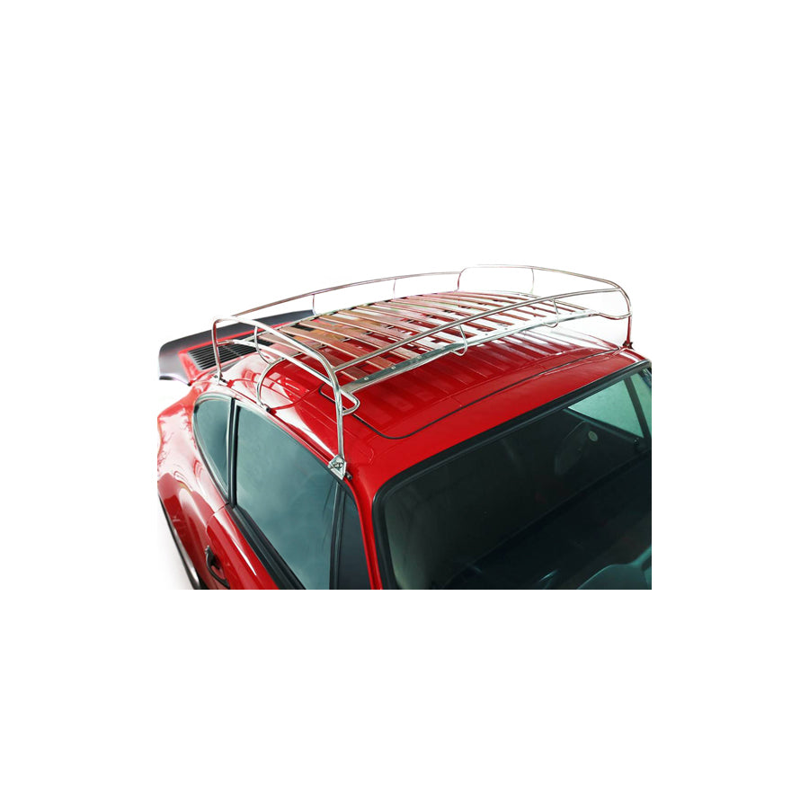 Genuine Porsche Luggage Roof Rack With Classic Wooden Slates | ML Performance UK Car Parts