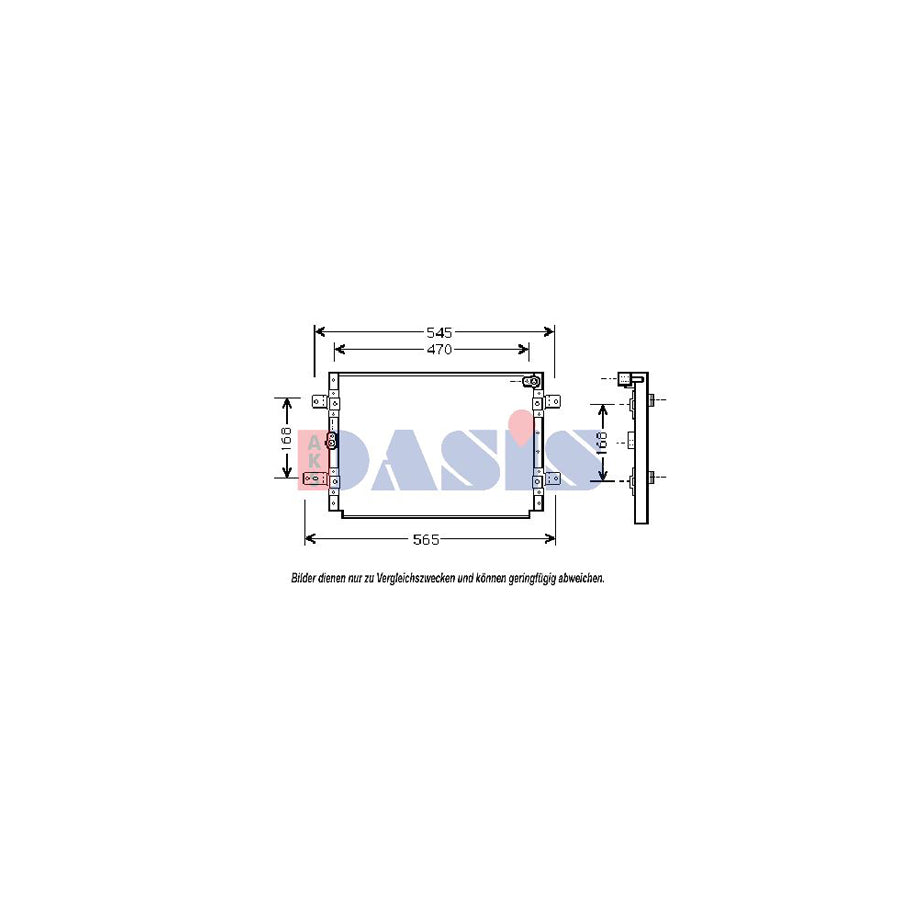 AKS Dasis 322002N Air Conditioning Condenser For Suzuki Vitara | ML Performance UK