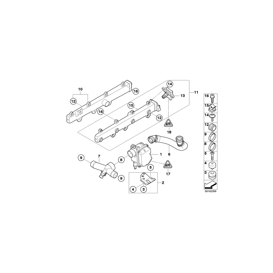 Genuine BMW 13417838262 E90 E92 Gasket (Inc. M3) | ML Performance UK Car Parts