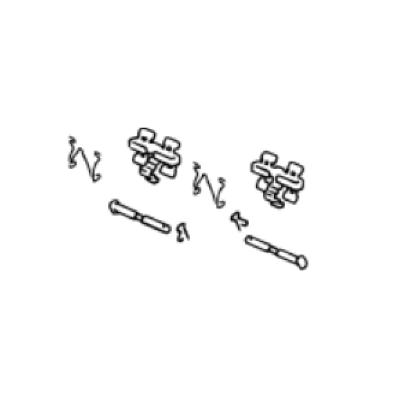 Genuine Lexus 04948-30080 IS Phase 1 Type B Rear Pad Fitting Kit