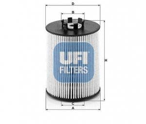 UFI 26.081.00 Fuel Filter